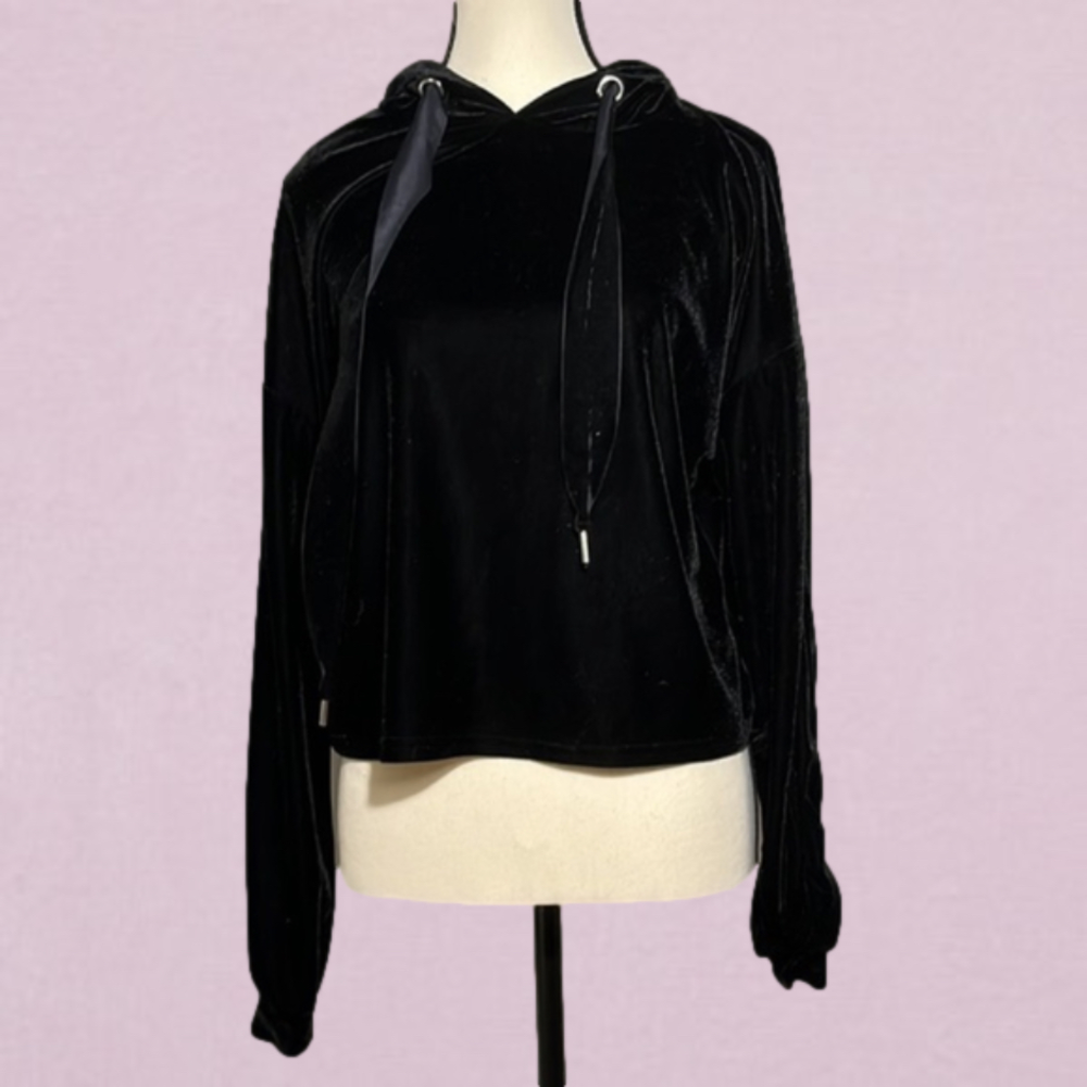 ZARA  Velvet hoodie